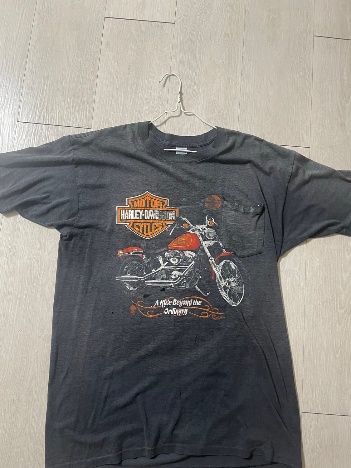 80s harley davidson / bike t shirt 3xl 상품이미지1