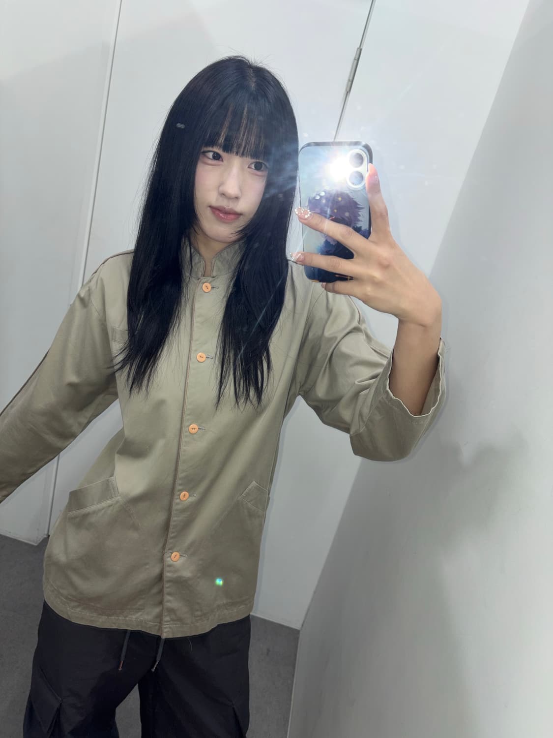 이세이 미야케 차이나넥 버튼 자켓 상품이미지4