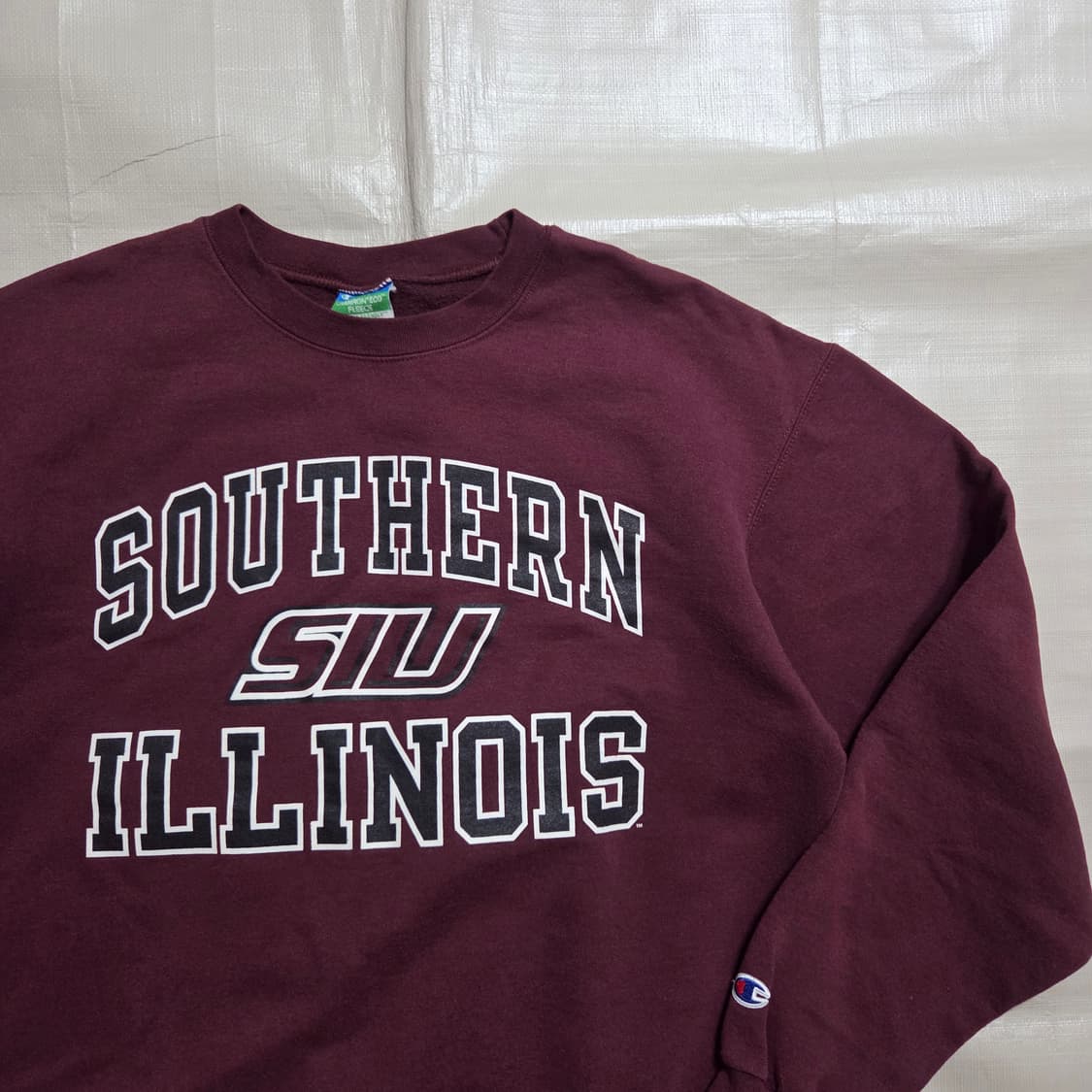 챔피온 버건디 스웻셔츠 L 상품이미지2