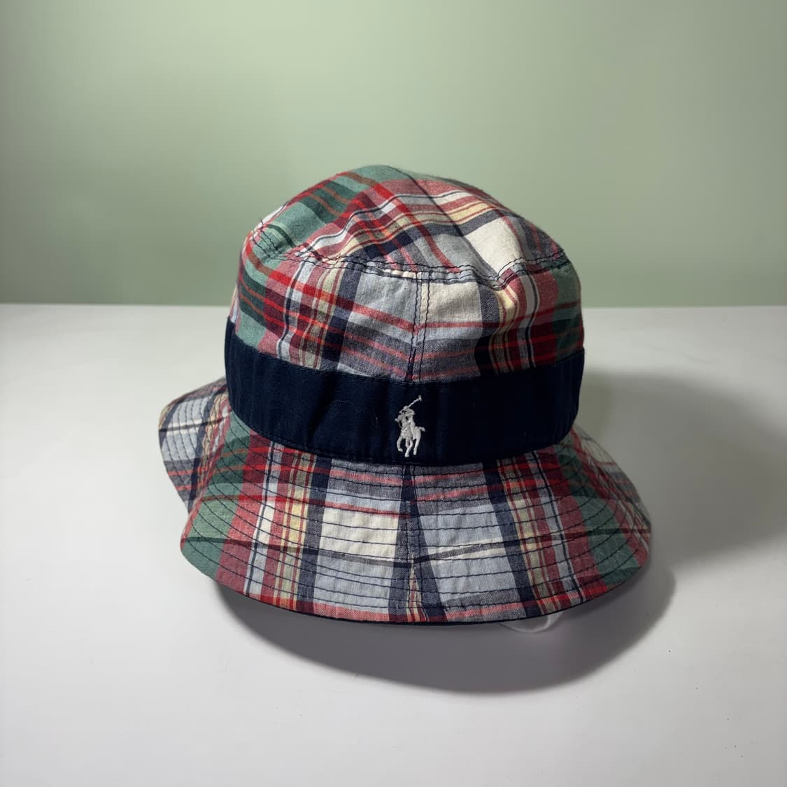 OS 폴로 랄프로렌 체크 벙거지 버킷햇 상품이미지2