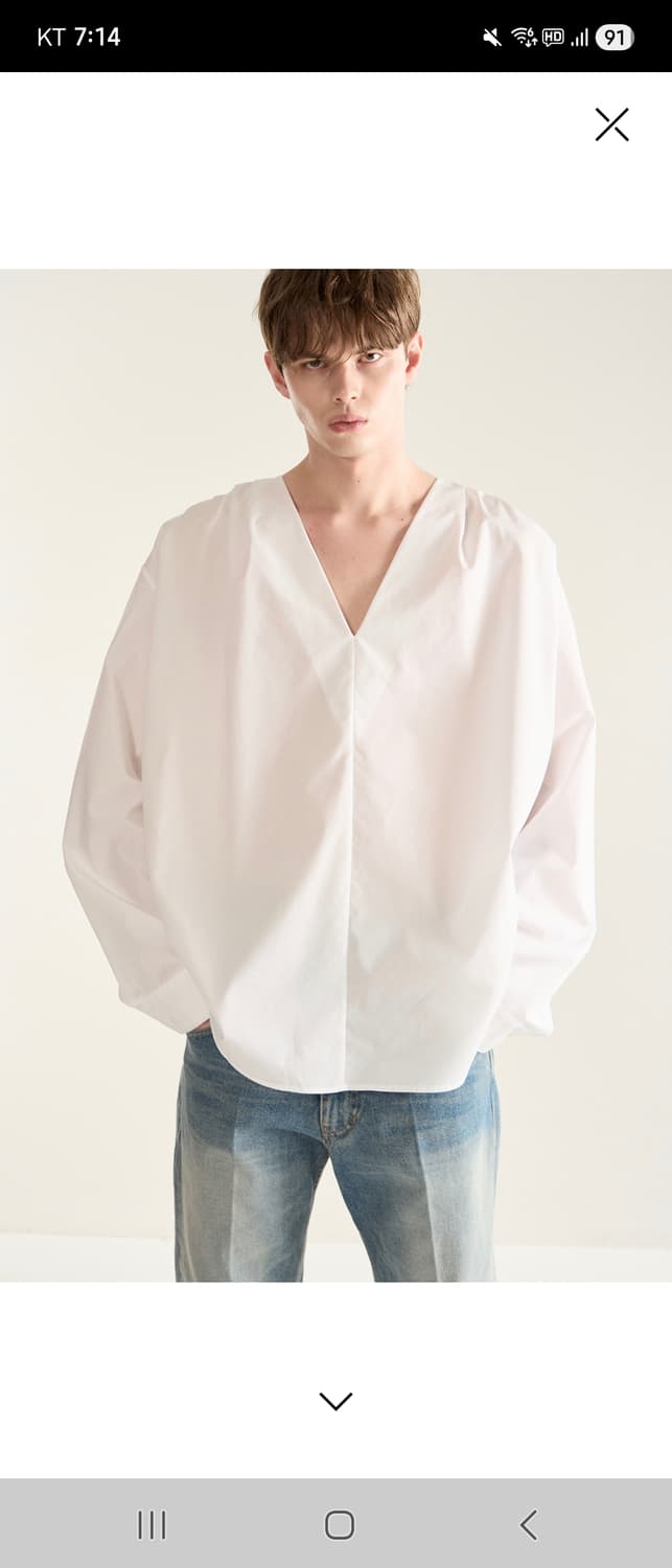 시스템옴므 25ss 파리컬렉션 셔츠 팝니다 우영미 솔리드옴므 타임옴므  상품이미지1