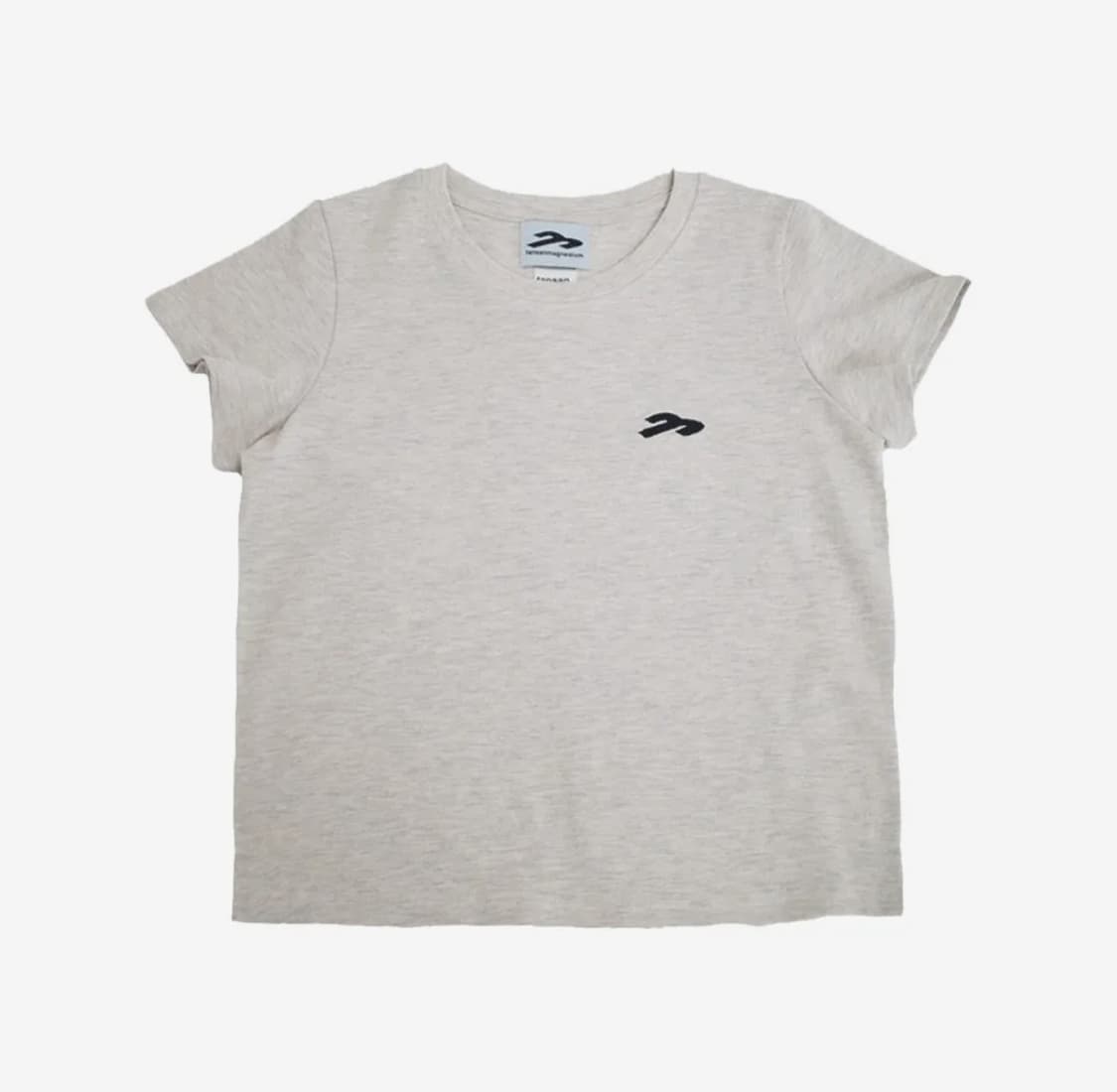 혼 아플리케 티셔츠 아이보리 (우먼) 상품이미지1