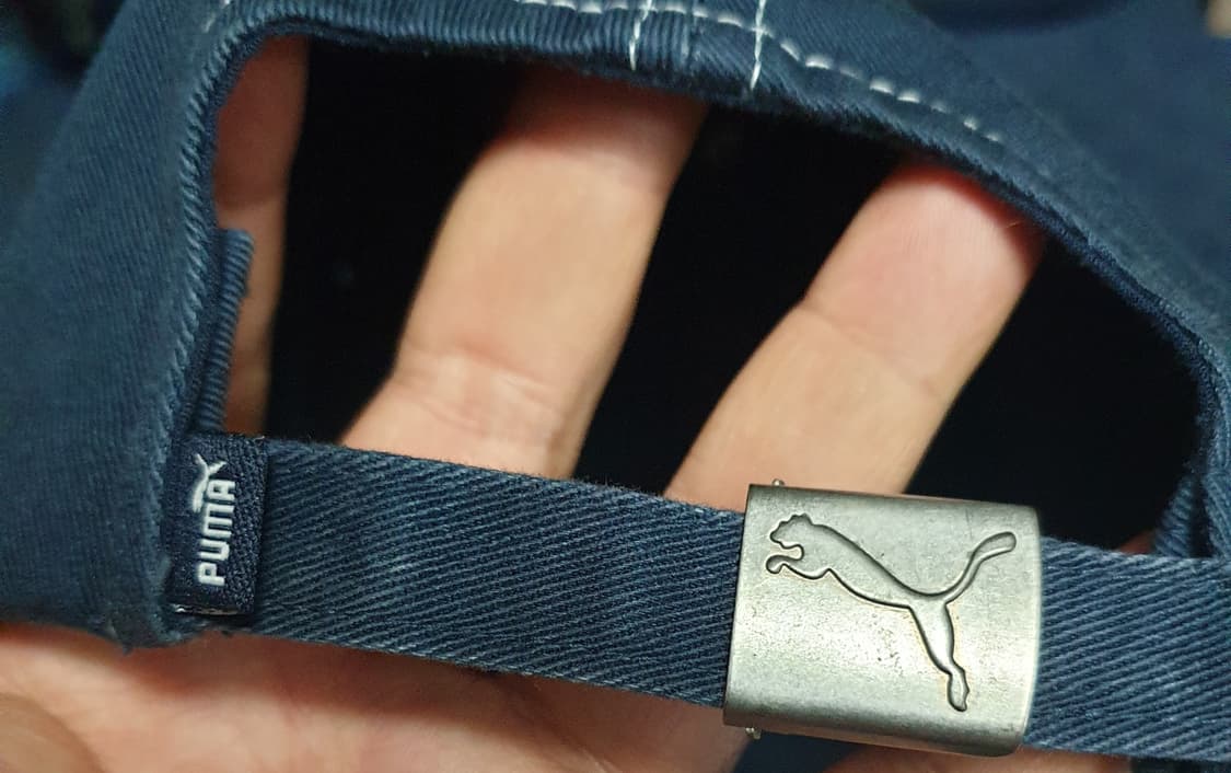 (빈티지) 푸마 컷오프라인 스티치 볼캡 네이비 상품이미지2