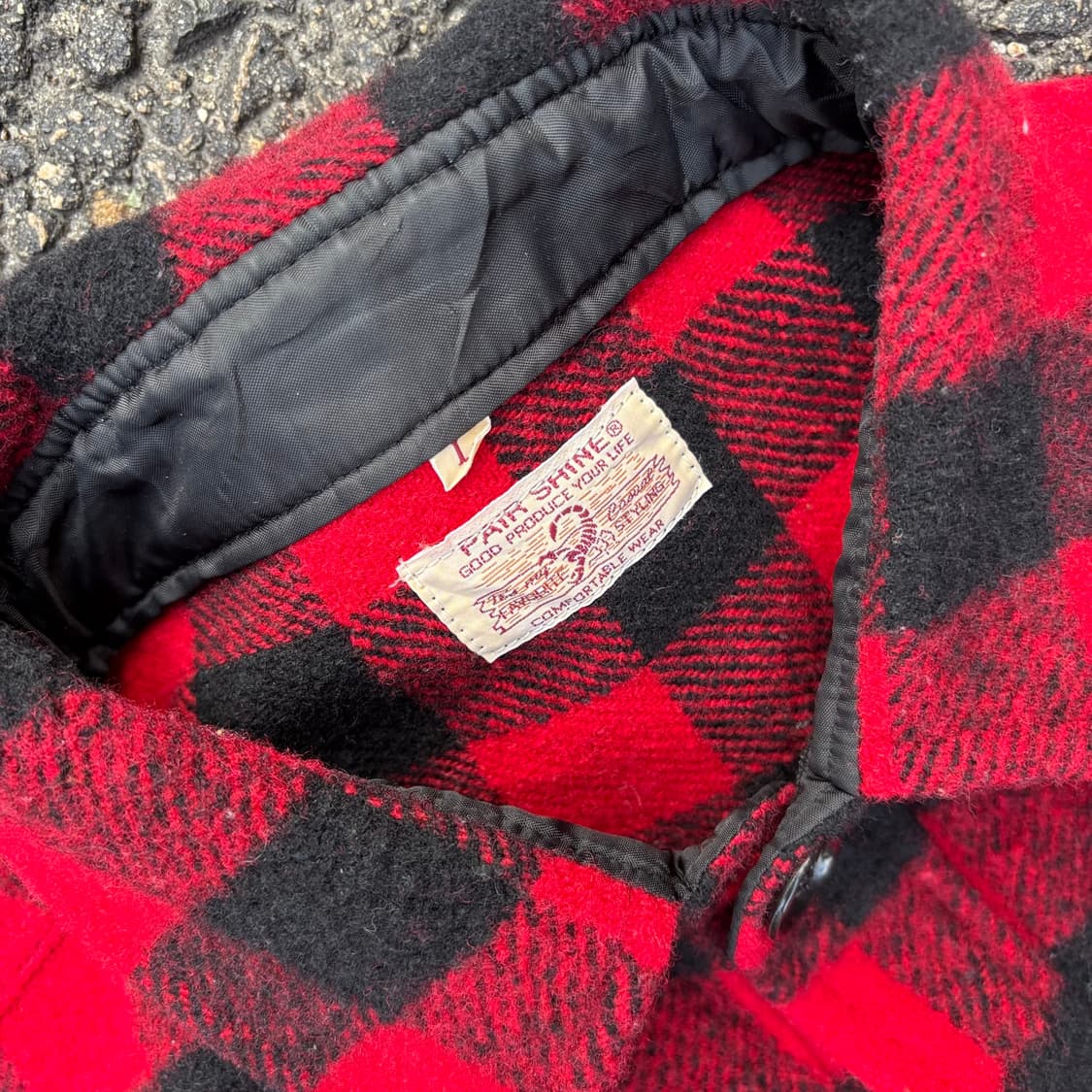 페어쉐인 헤비 울 버팔로 체크 셔츠 상품이미지3