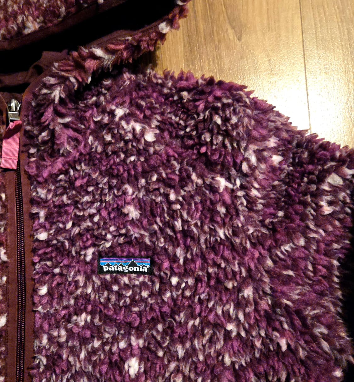 (L)파타고니아 W 퍼플 후디 신칠라 플리스 상품이미지2