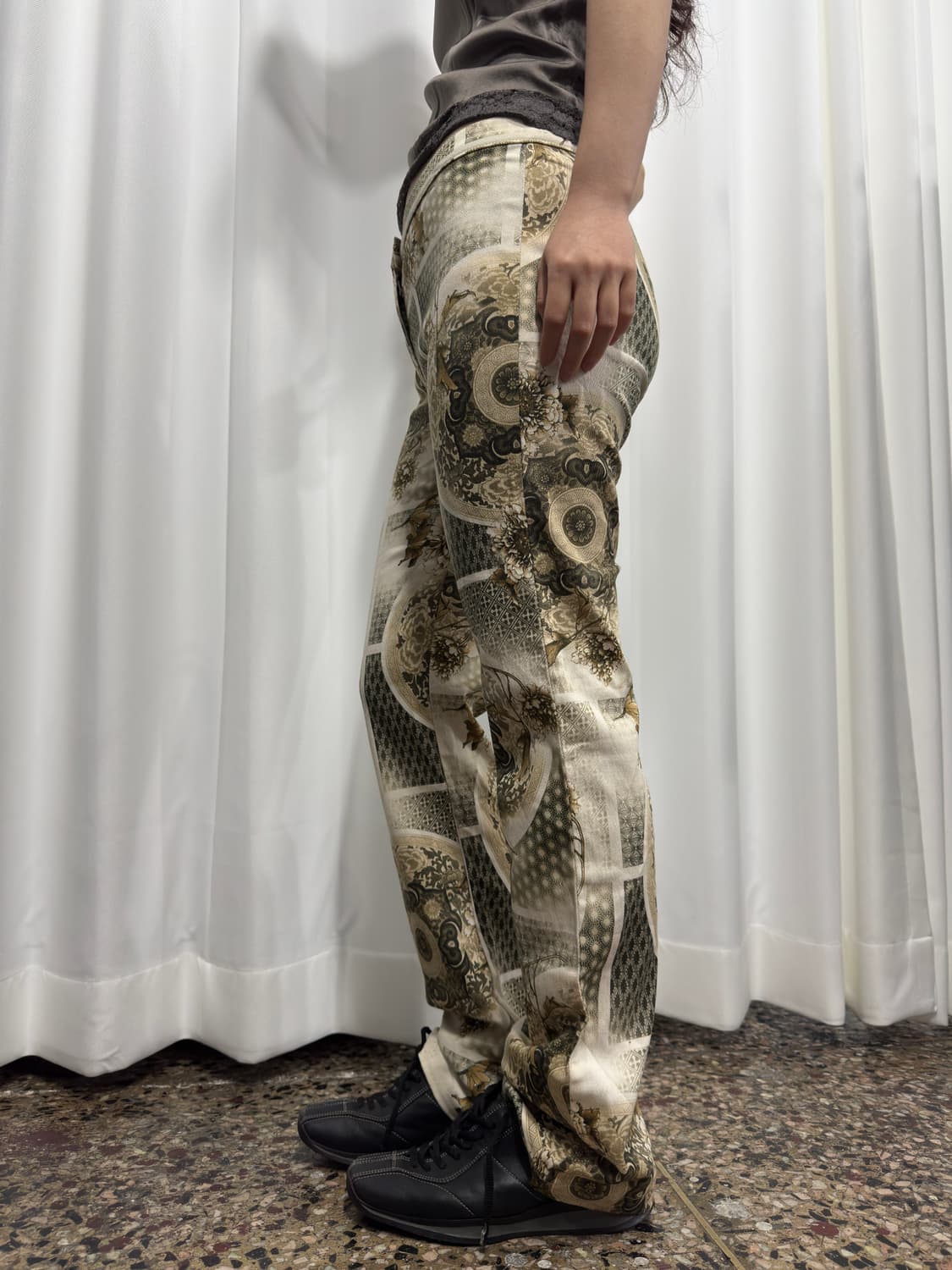 benetton entic printjng pants 상품이미지3