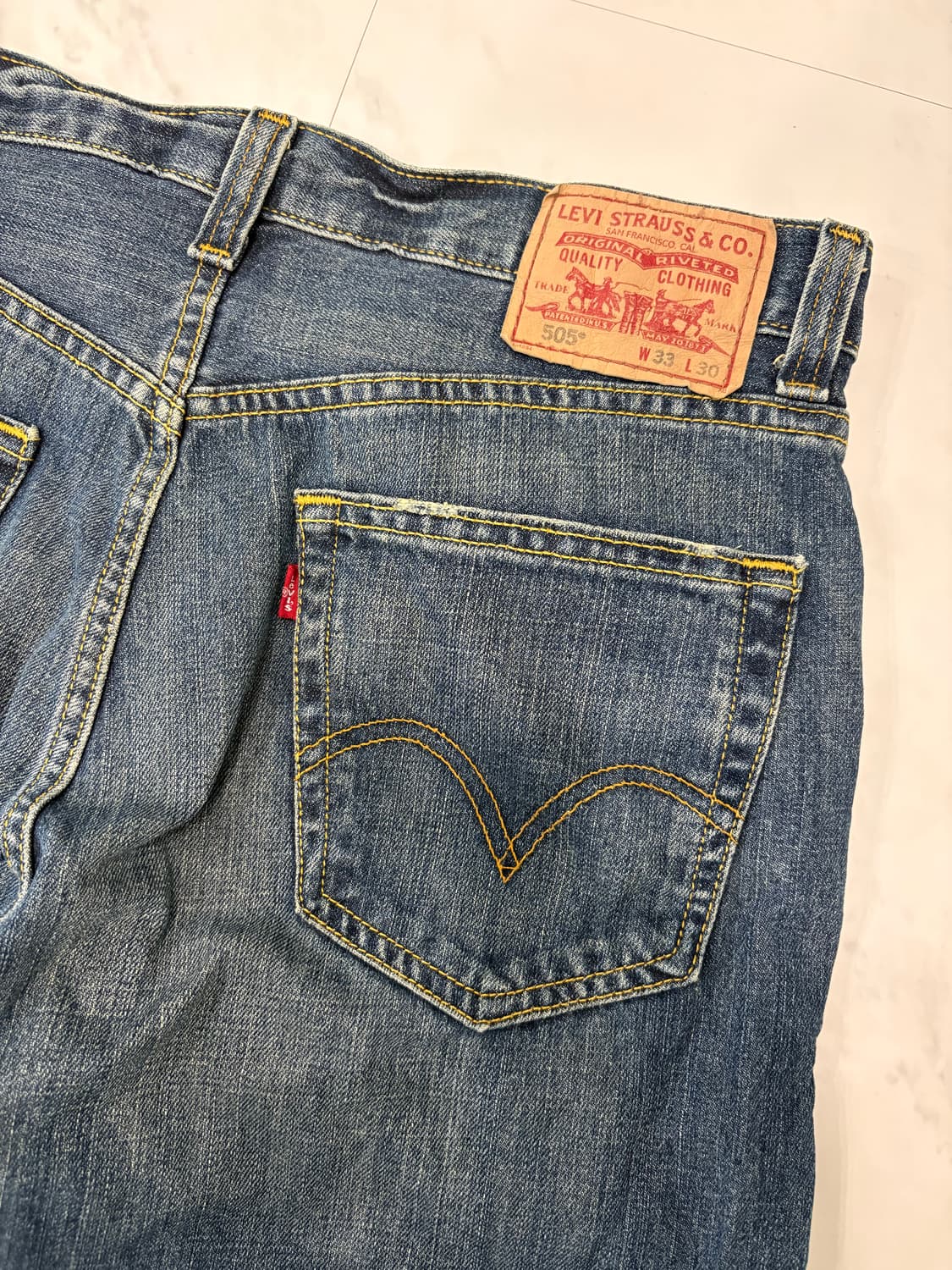 levis 505 regular fit W33 L30 상품이미지4
