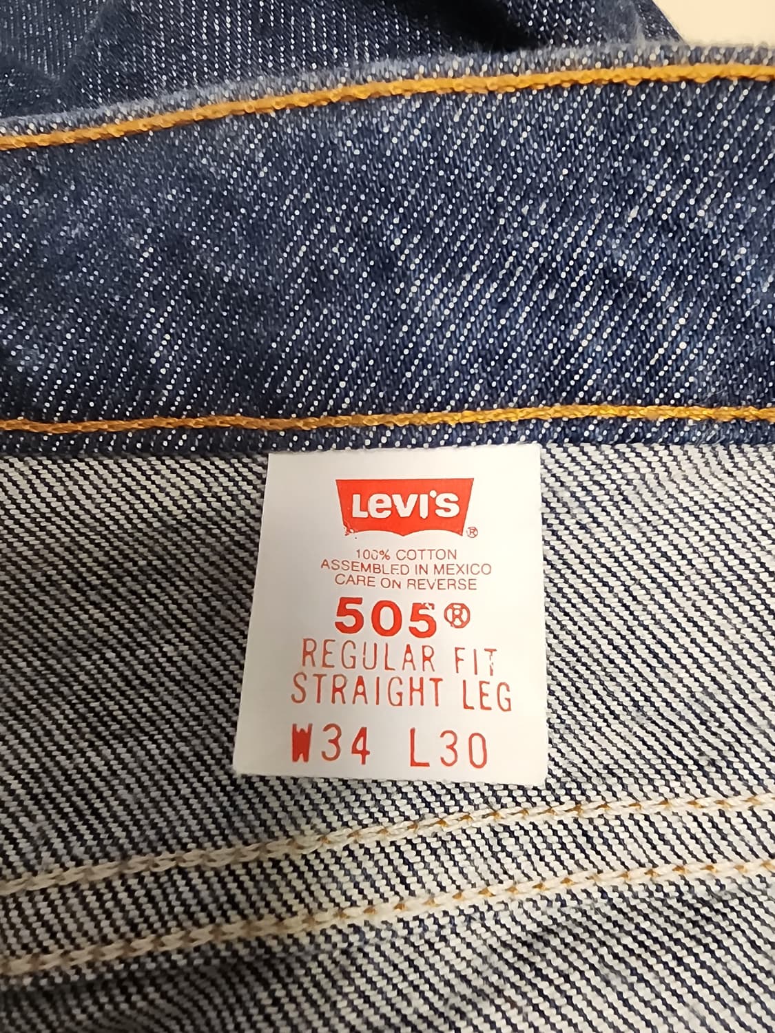 빈티지 90s 리바이스 오렌지탭 505 데드스탁  상품이미지6