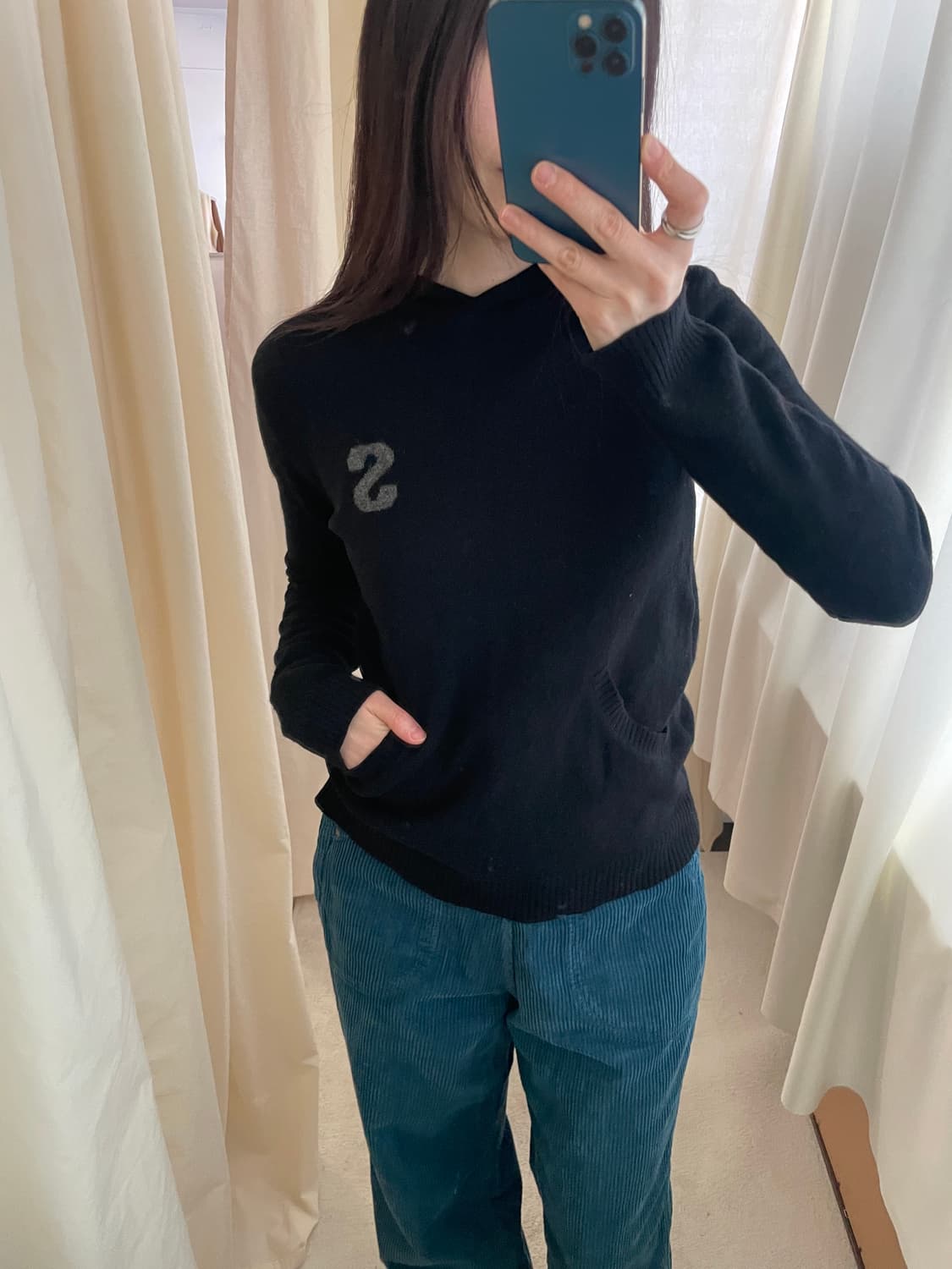 vintage system wool hoody knit 상품이미지7