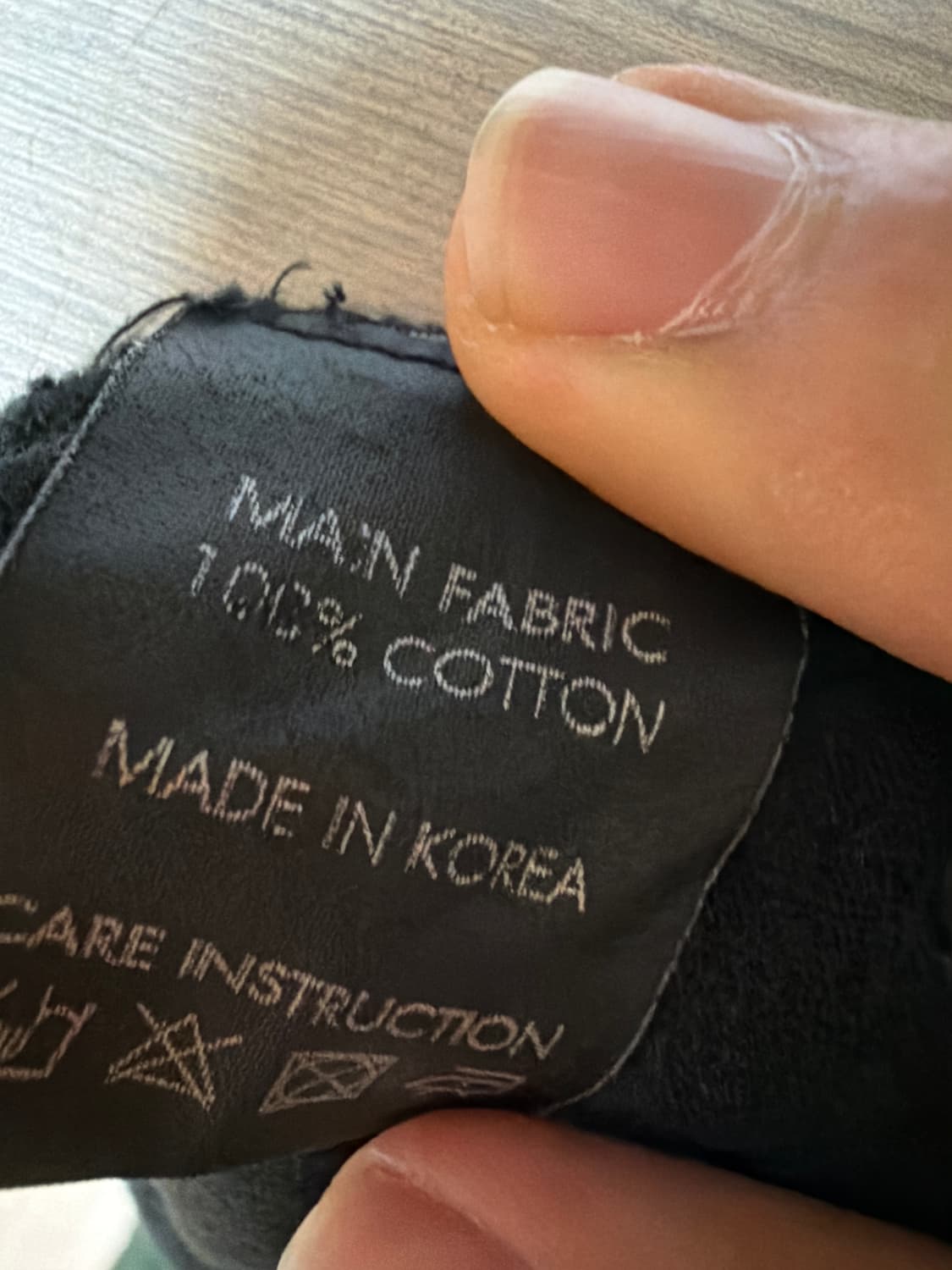 피스마이너스원 코튼 티셔츠 #4 블랙 상품이미지5