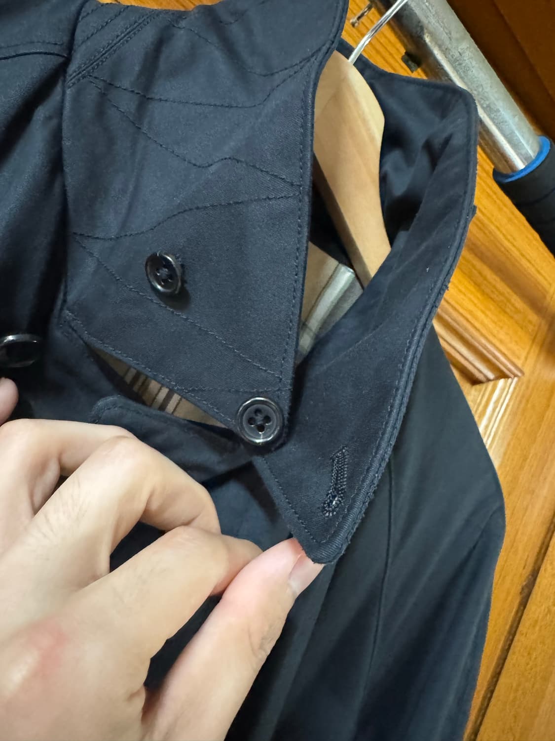 피그벨 밴타일 코트 네이비 1 상품이미지2