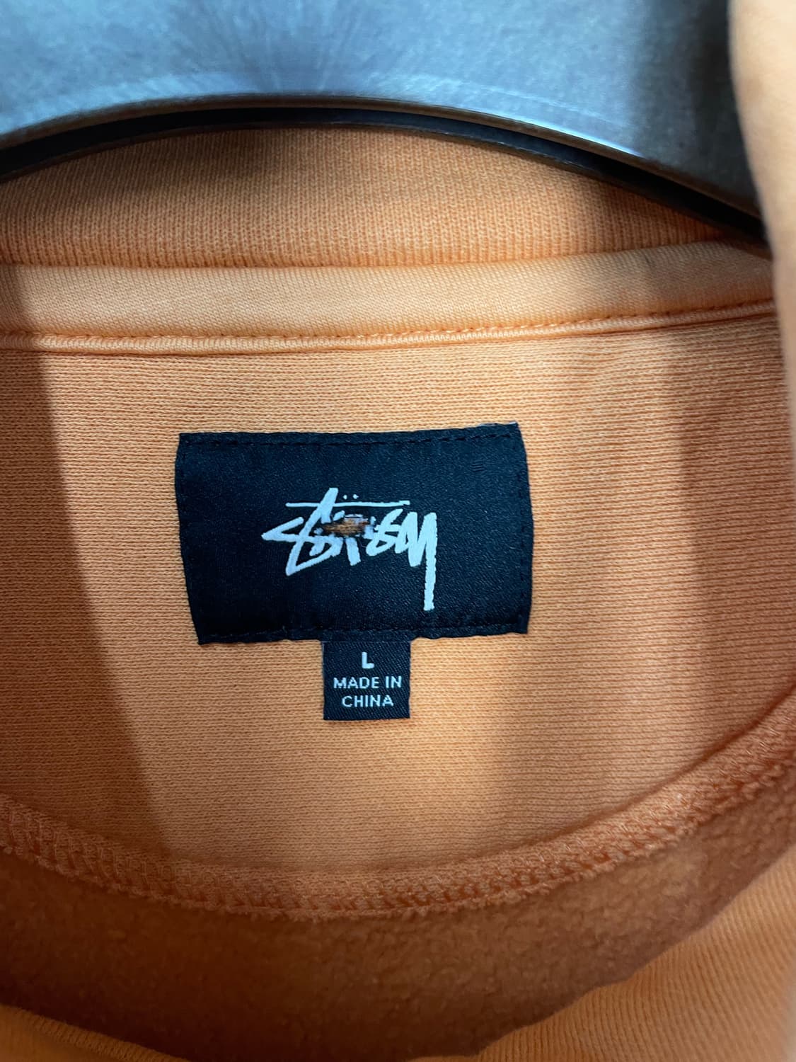 스투시 오렌지 반집업 스웻셔츠 H2046 상품이미지5