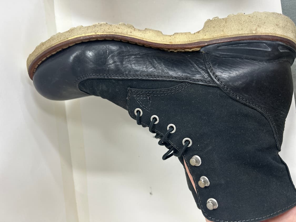 VISVIM 비즈빔  VERITUS 포크 부츠 올블랙 9.5 상품이미지6