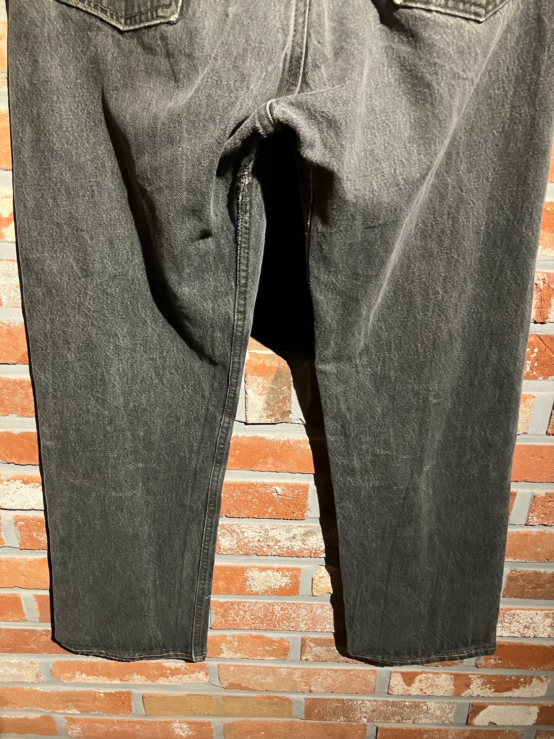 80s USA 빈티지 리바이스 501 블랙 데님 팬츠 상품이미지7