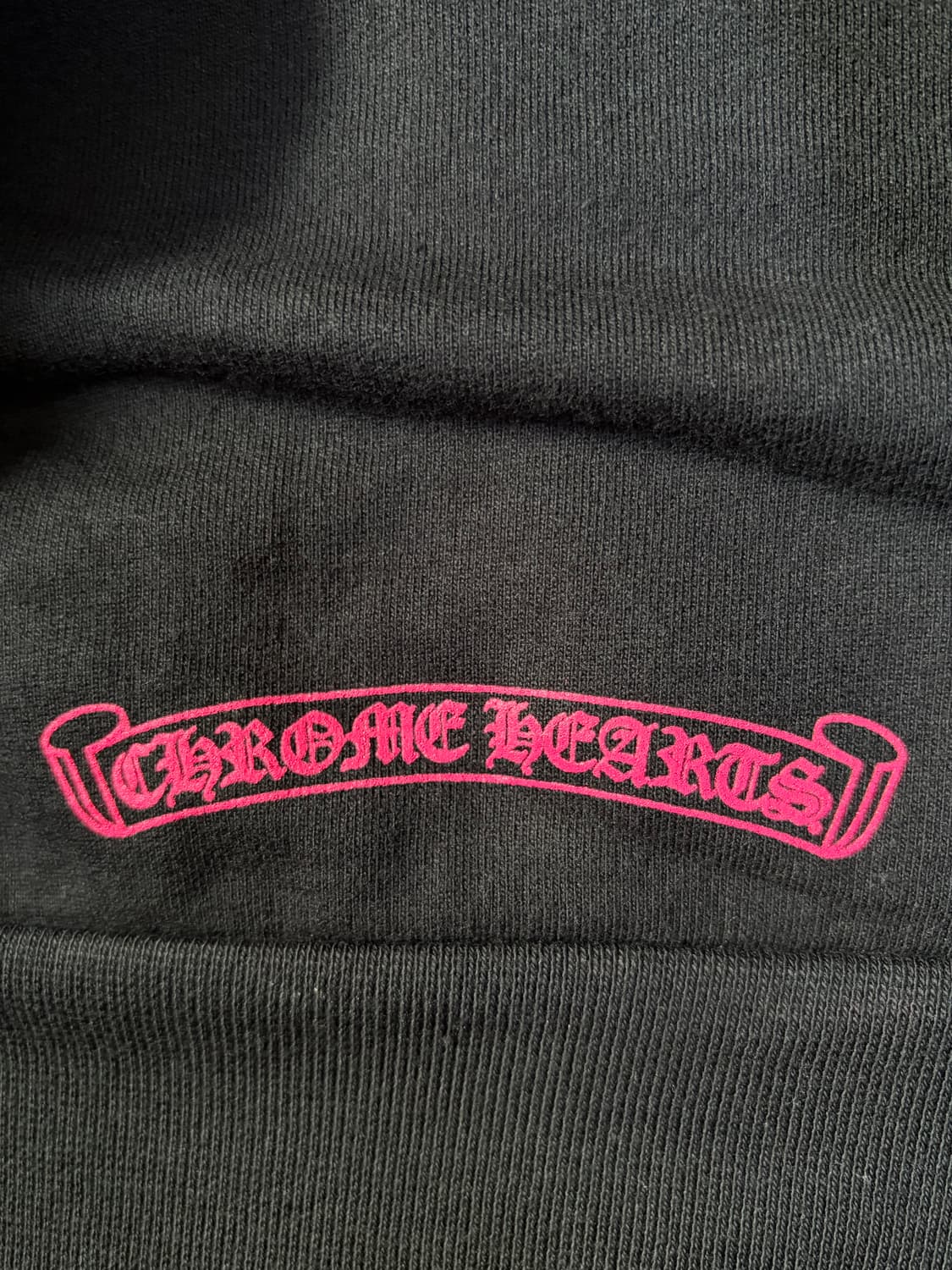 크롬하츠 홀스슈 플로랄 후드 집업 블랙핑크 L 상품이미지7