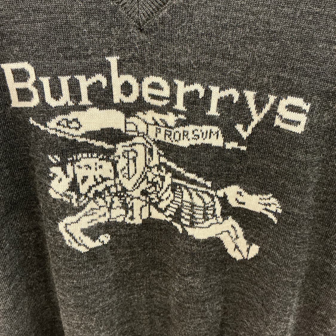 90년대 버버리 니트 베스트 상품이미지3
