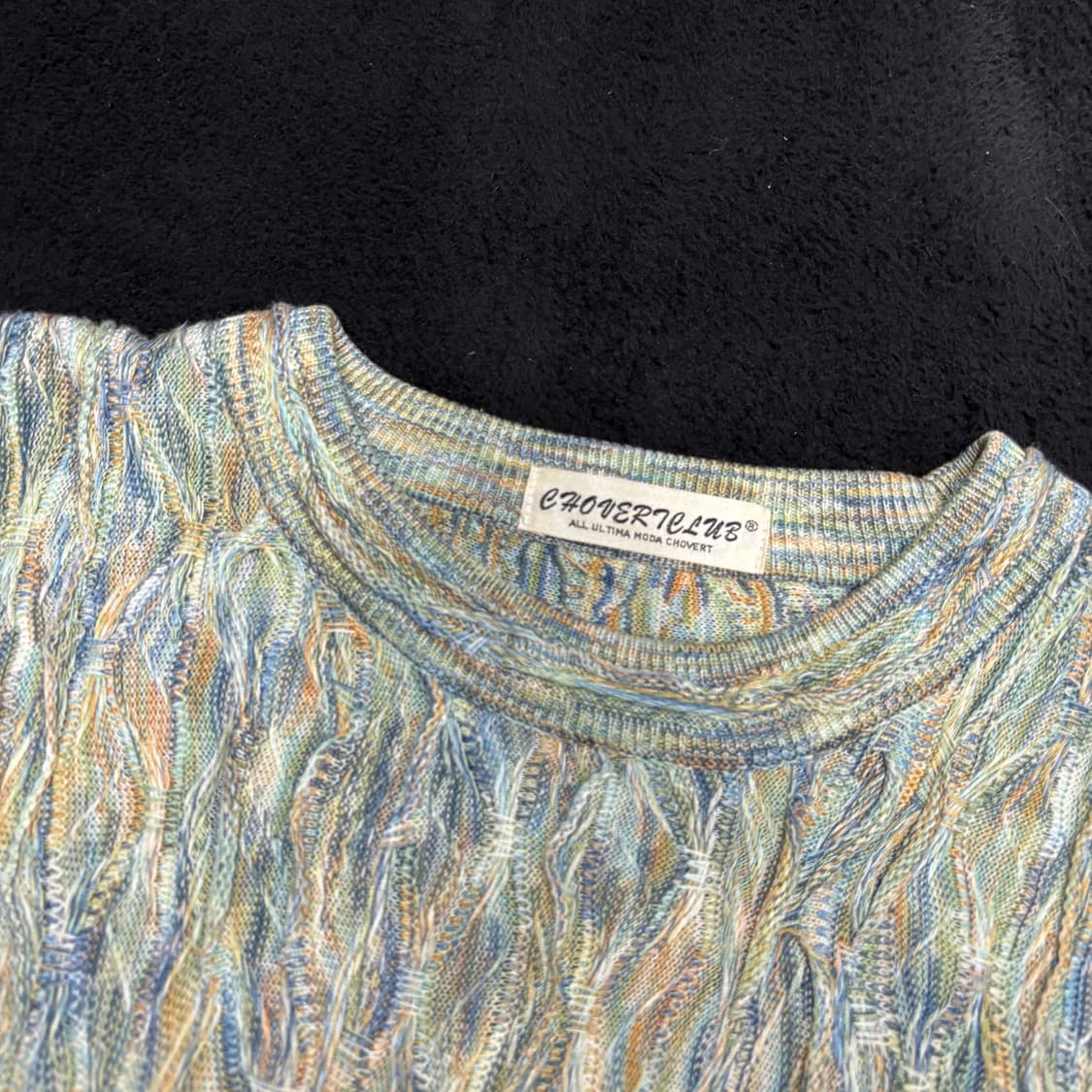 95-100 초버트클럽 쿠지 스타일 케이블니트 상품이미지3