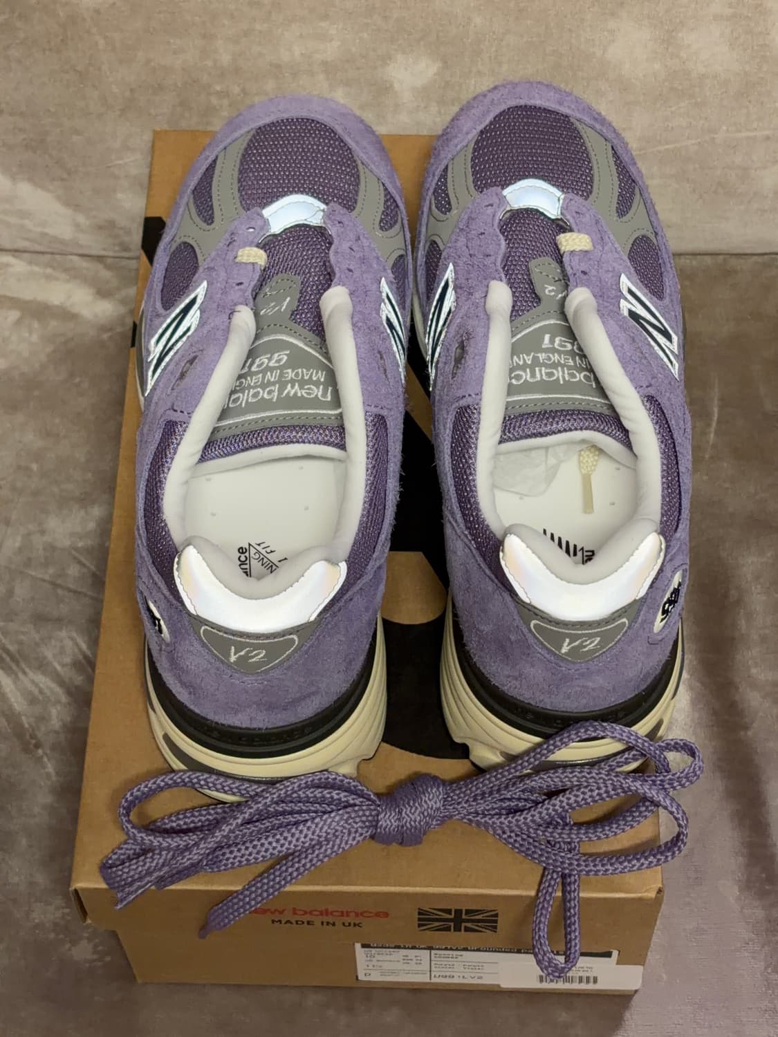 뉴발란스 991v2 더스크 퍼플 세이지 280 상품이미지3