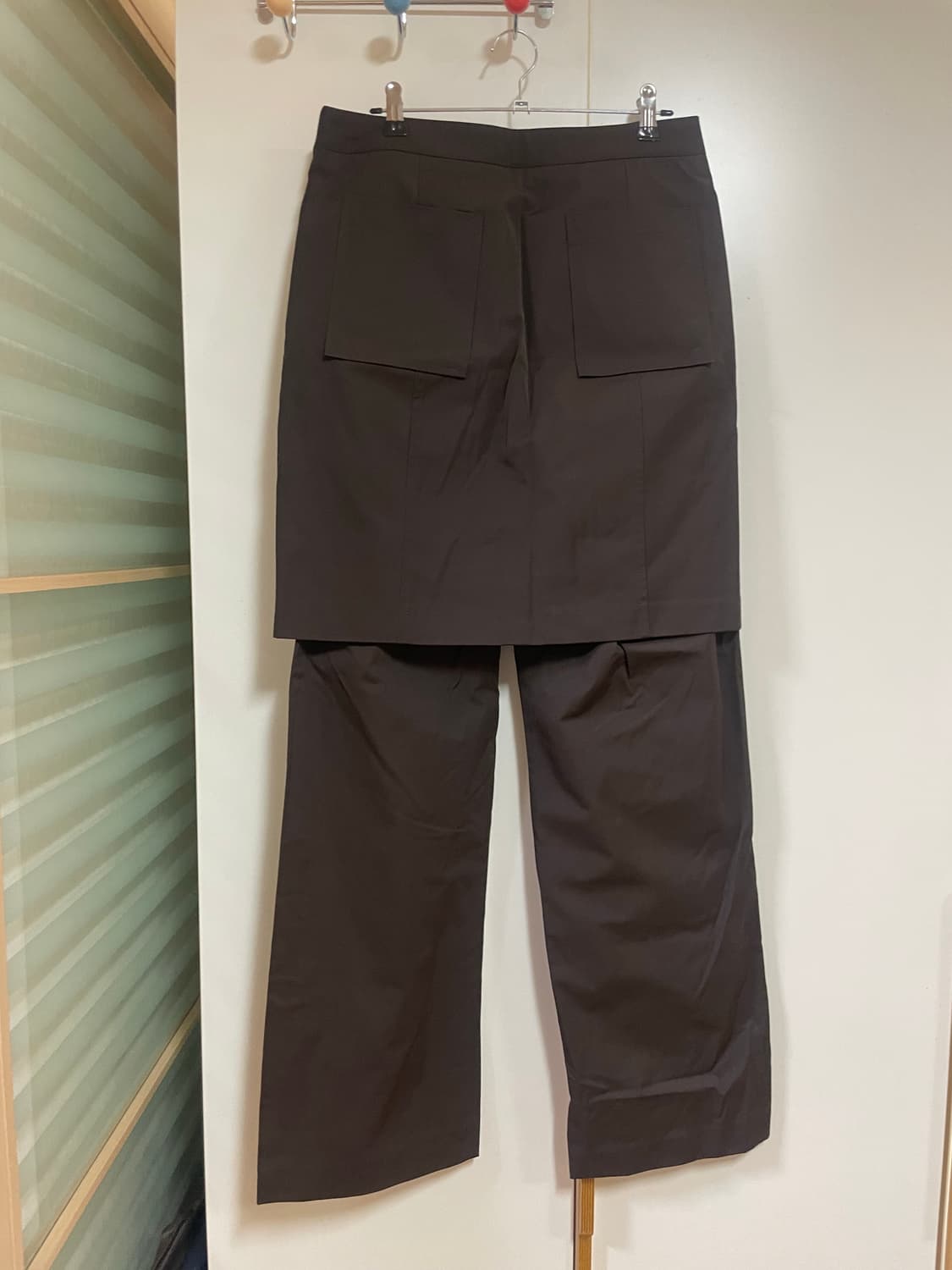 아우로 팬츠 스커트 브라운 M 상품이미지2