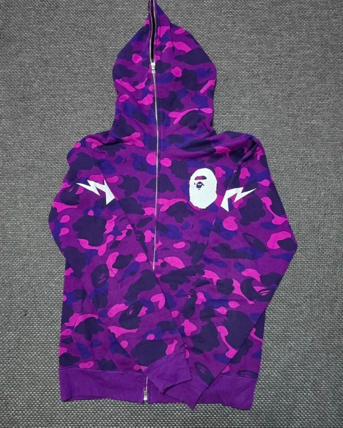 베이프 후드집업 보라 2xl 상품이미지1