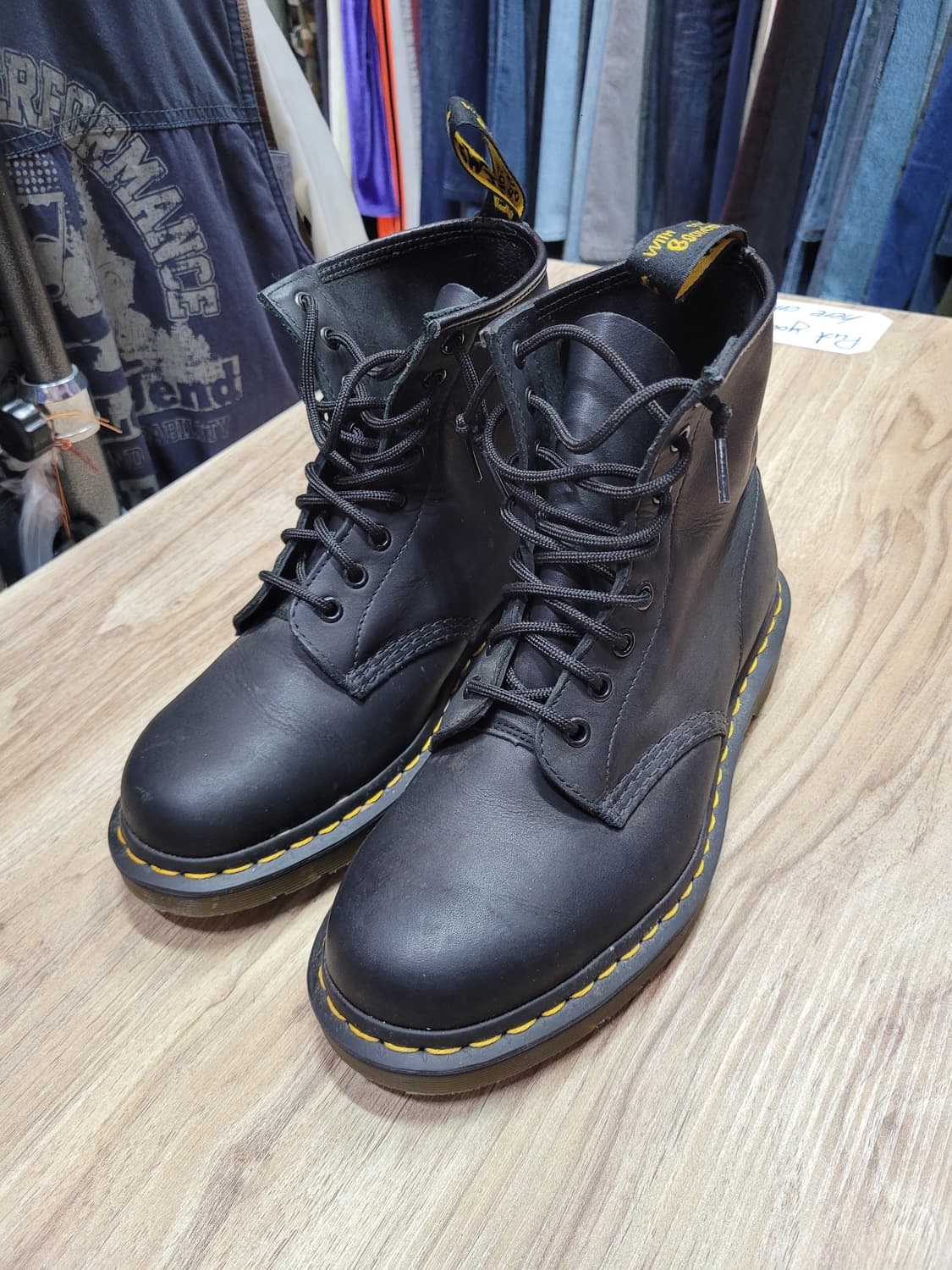 Dr.martens 닥터마틴 1460 블랙 8홀 워커 부츠 상품이미지1