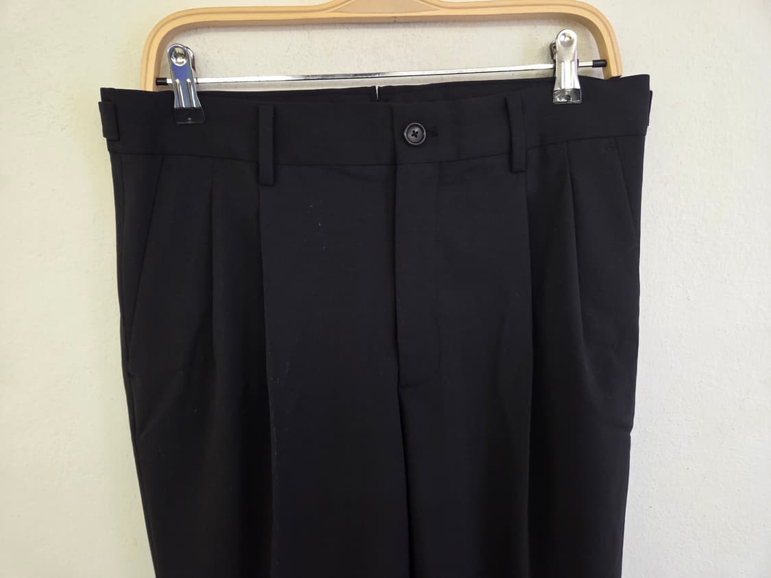 SOLID HOMME 블랙 슬랙스 48 상품이미지2