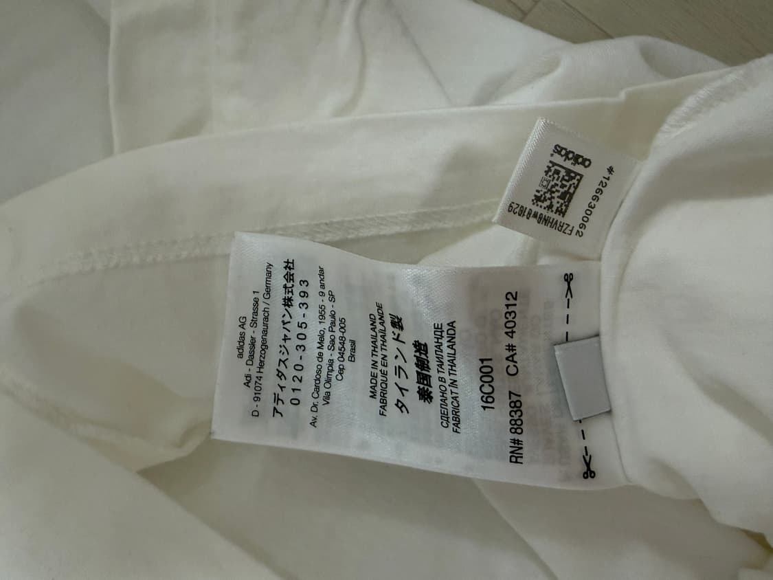 Y-3 요지야마모토 백로고 반팔 티셔츠  상품이미지5