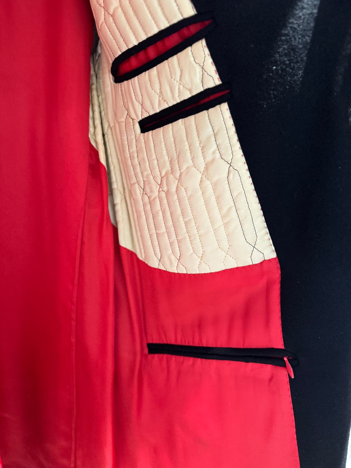 italy Turist 블랙 캐시미어 마피아 코트 상품이미지5