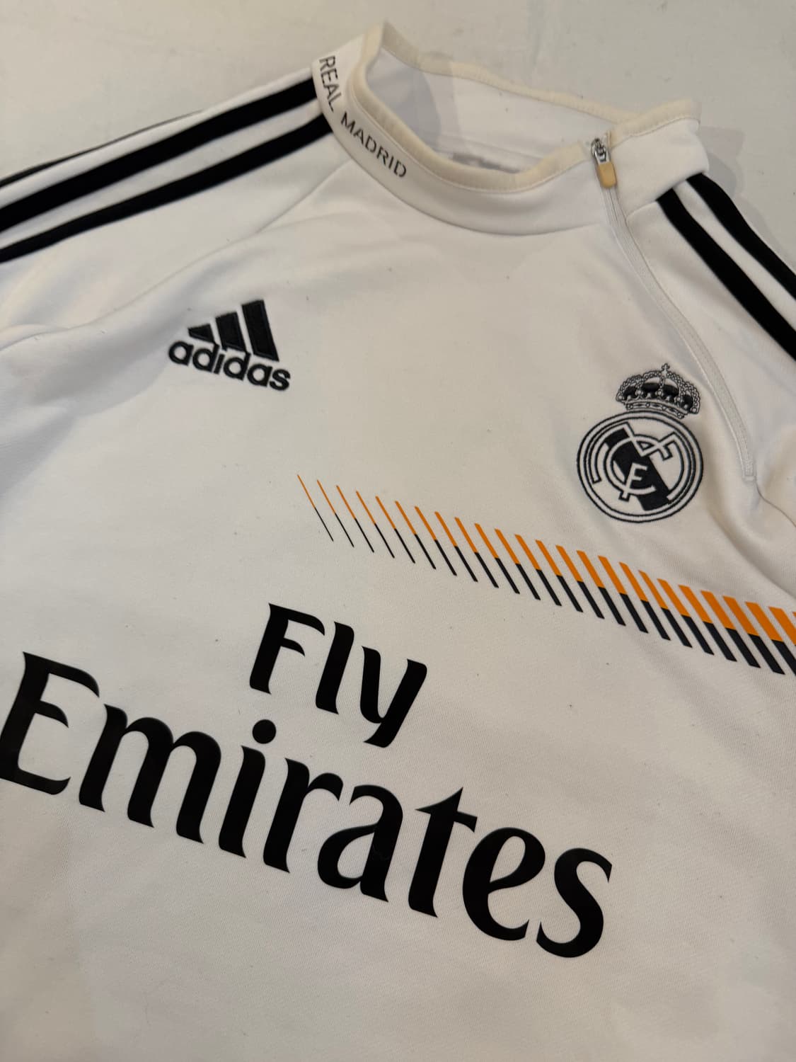 아디다스 13-14 레알마드리드 트레이닝 탑 져지 화이트 상품이미지3