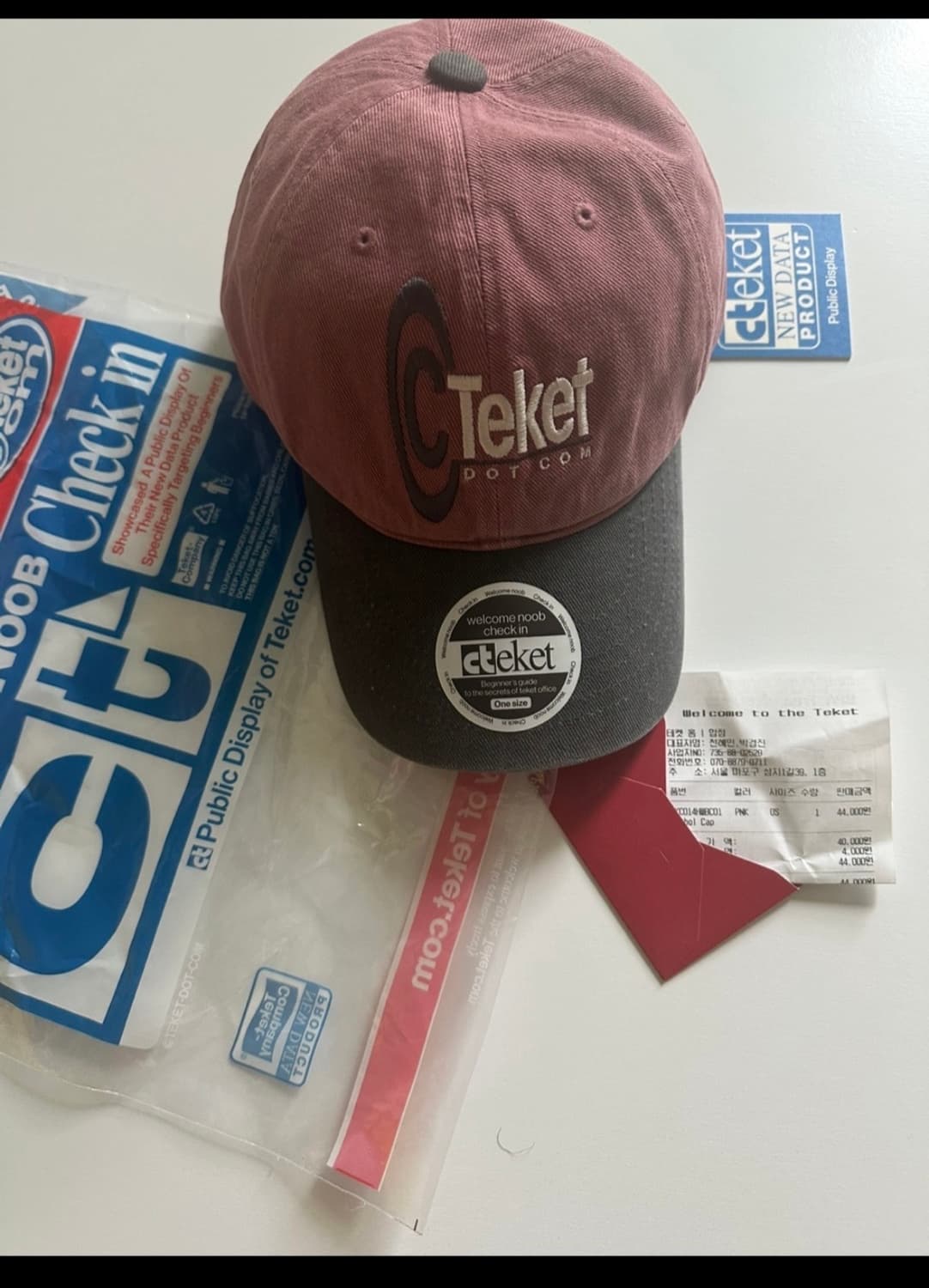 태켓 캡모자 새상품 상품이미지3