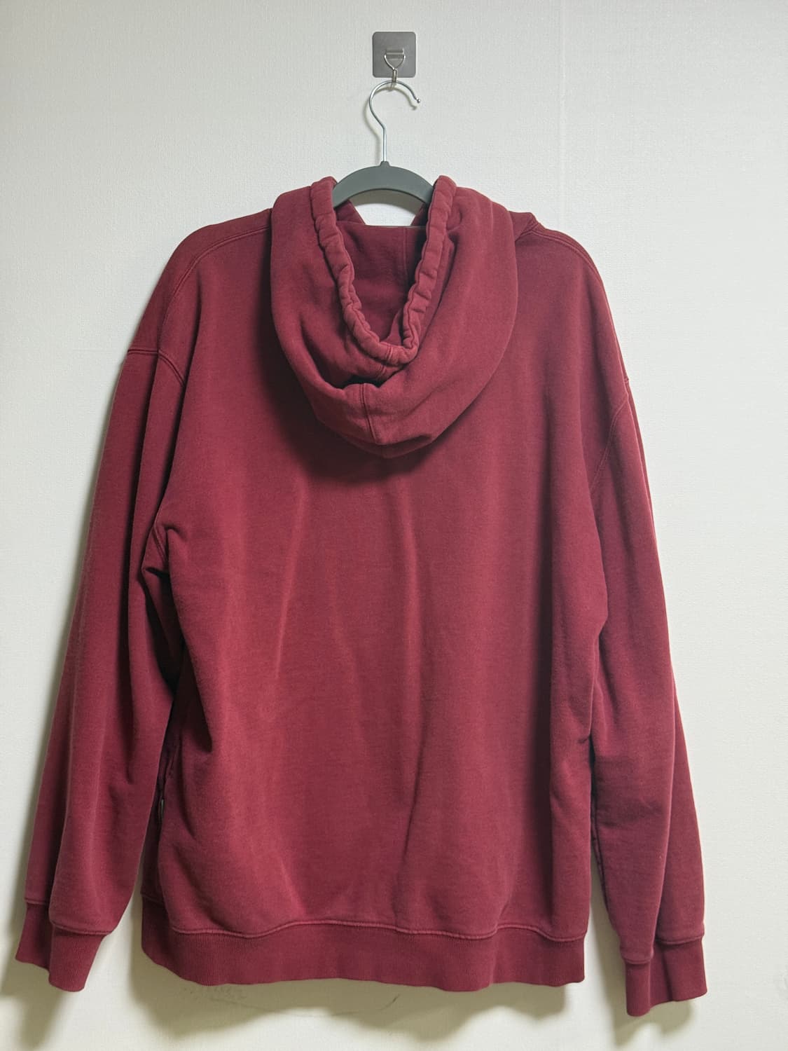 [XL] 예스아이씨 버건디 후드티 상품이미지3