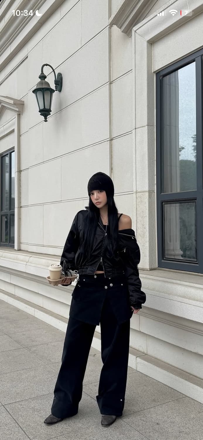 더오유 VINTAGE COTTON LAYER SKIRT-PANTS 상품이미지2