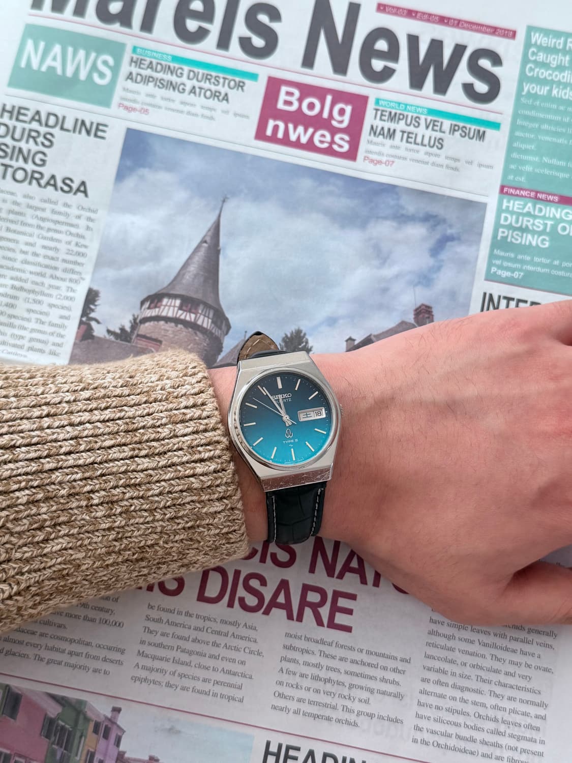 Seiko 세이코 Type II 그라데이션 데이-데이트 상품이미지5