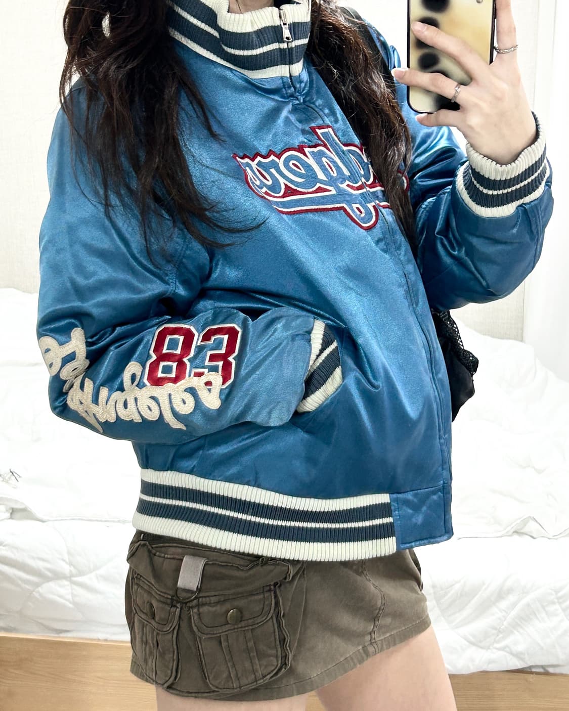 MLB LA다저스 덕다운 바시티자켓 상품이미지5