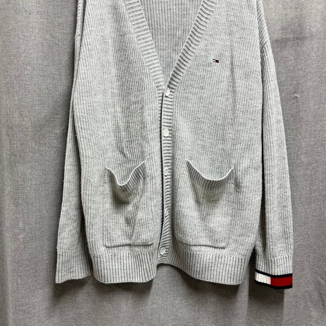 [L/오버핏] 타미진스 와플 울 혼방 가디건 상품이미지3