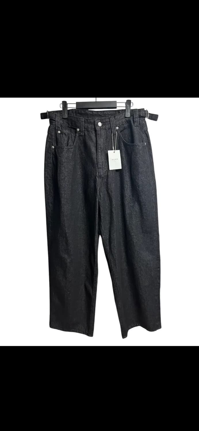 노운 와이드 데님팬츠 블랙 1size 새상품 상품이미지7