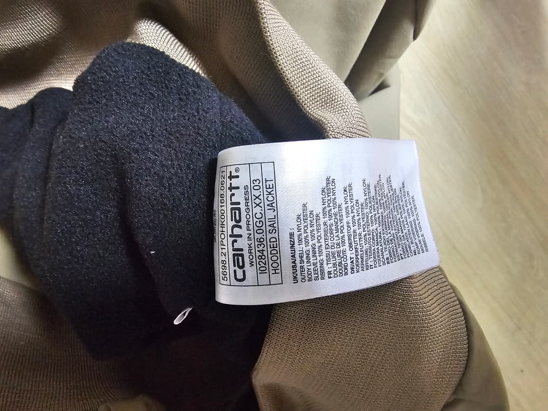 carhartt wip 후디드 새일 자켓 XL 상품이미지7