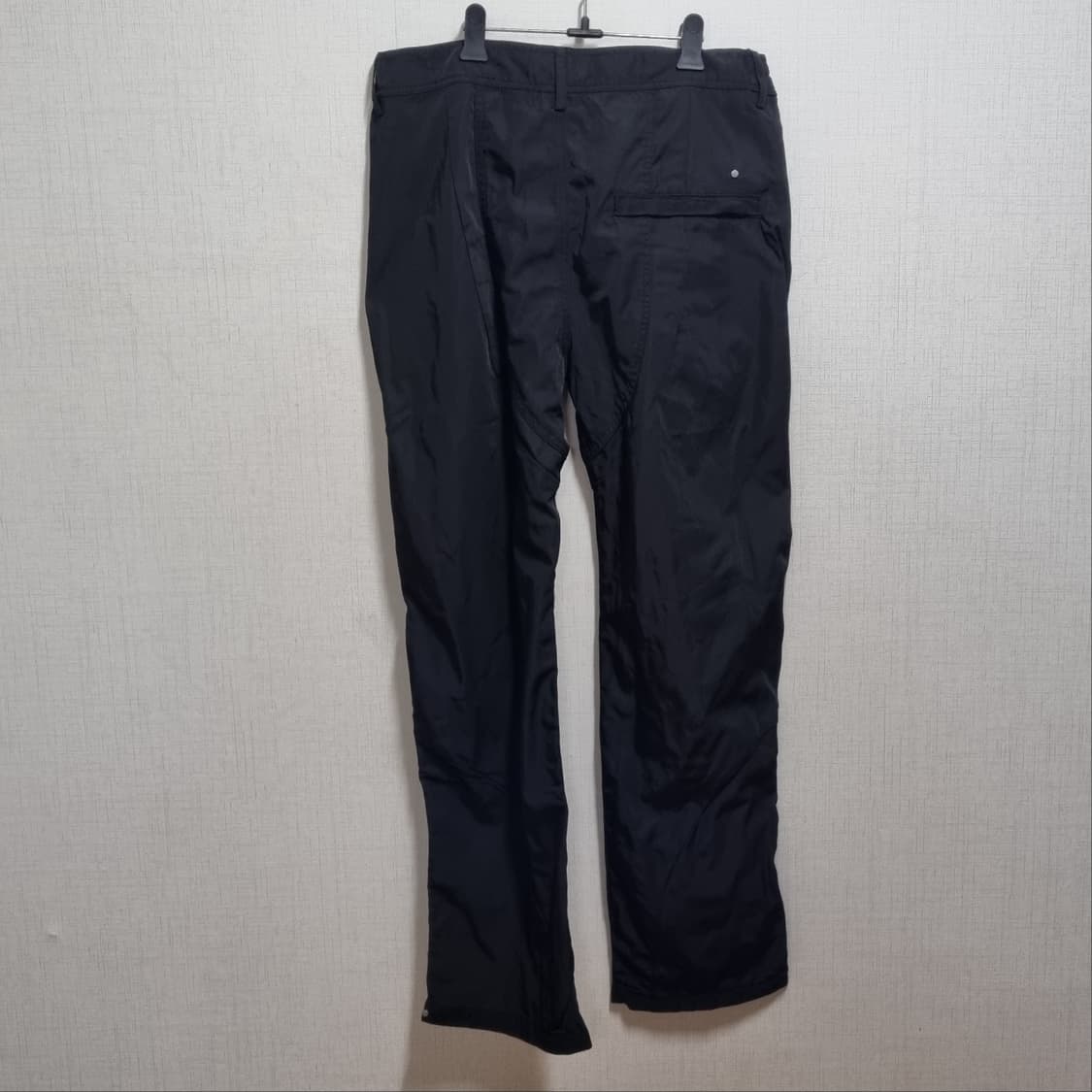 파프롬왓 파아카이브 4사이즈 지퍼 스트림 팬츠 블랙 상품이미지4