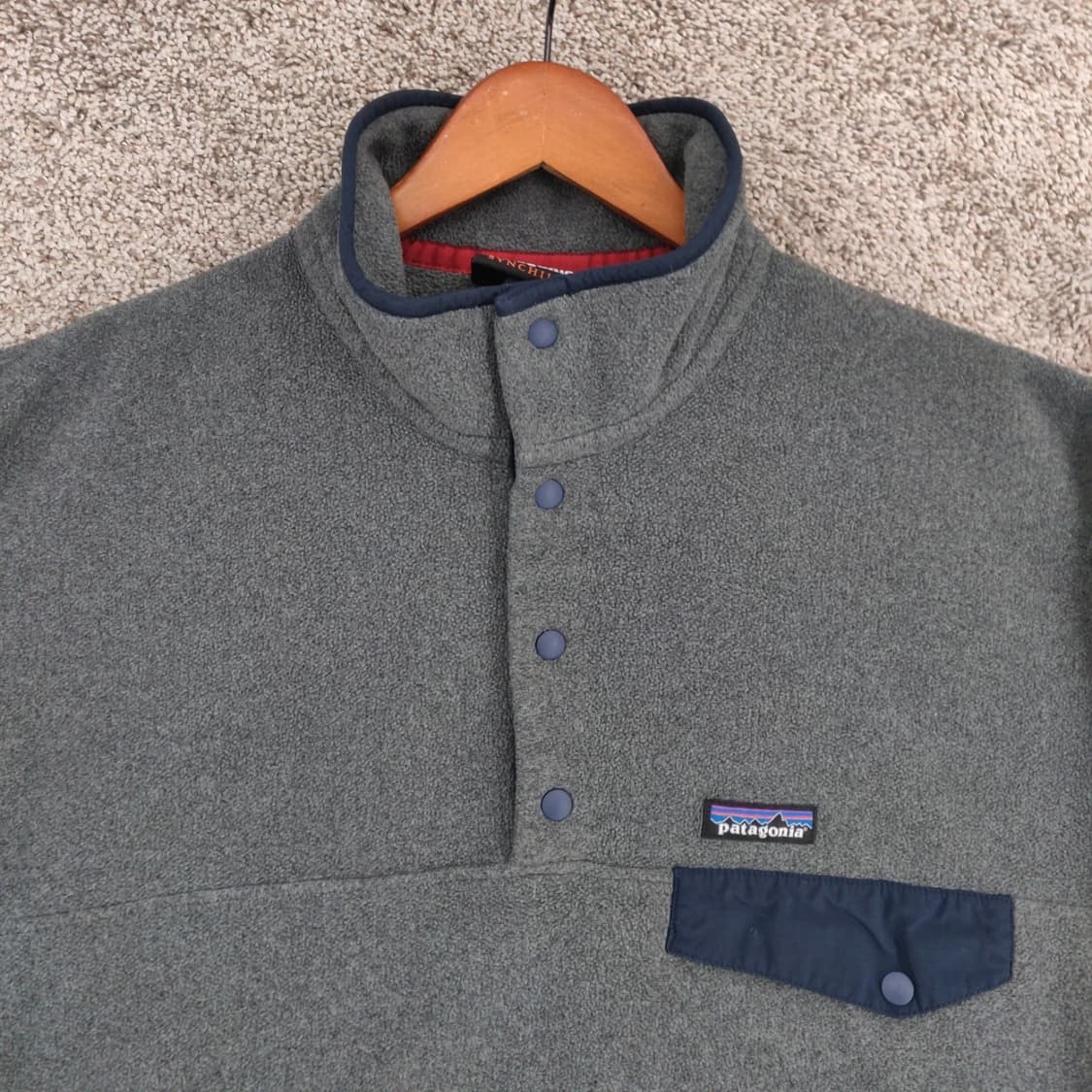 17SS 니카라과 파타고니아 신칠라 스냅-T 그레이 네이비 상품이미지2
