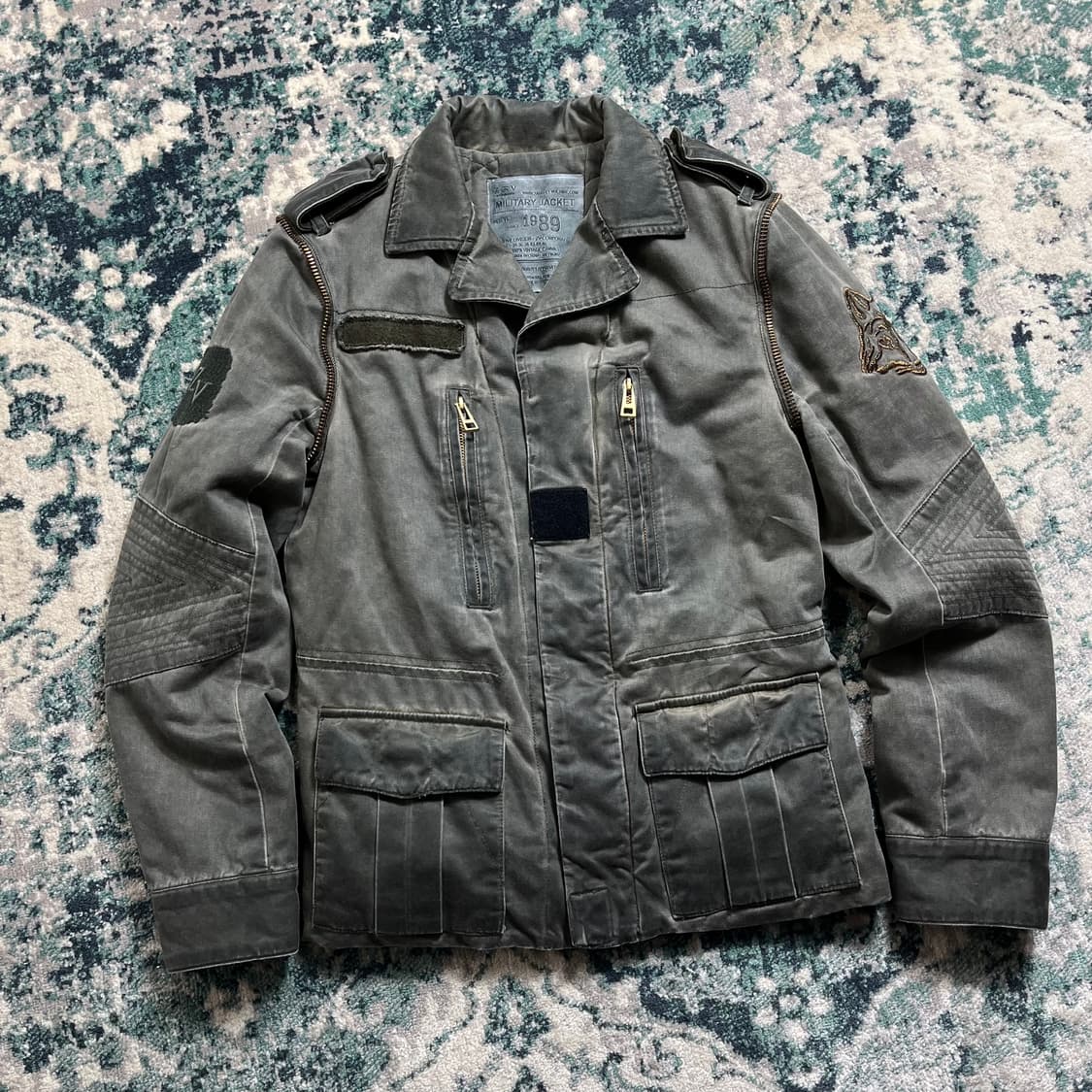 Zadig&Voltaire 쟈딕앤볼테리 V2 밀리터리 캔버스 자켓(S) 상품이미지2