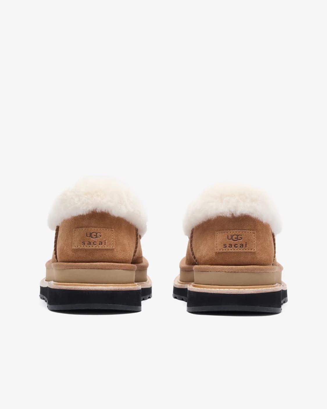UGG X sacai Loafer Chestnut 소가죽 양모 로퍼 상품이미지8