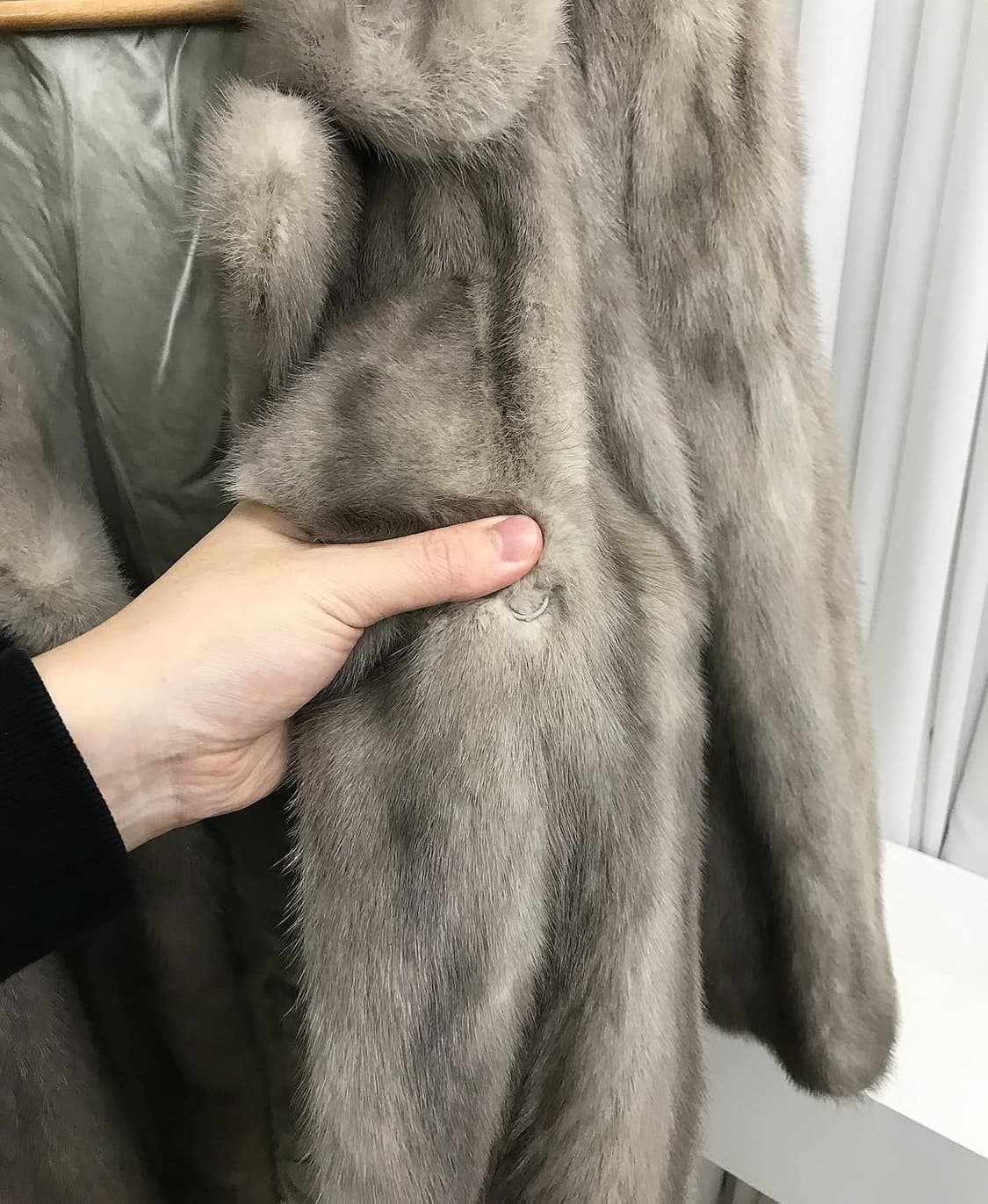 사파이어 밍크 퍼 자켓 상품이미지3