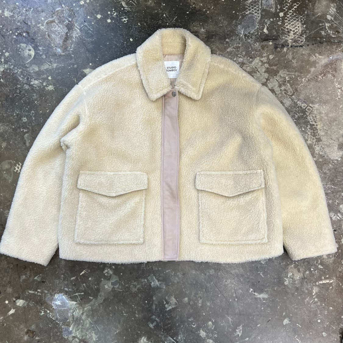 F) 스튜디오 톰보이 덤블링 무스탕자켓 코트 뽀글이 자켓 상품이미지2