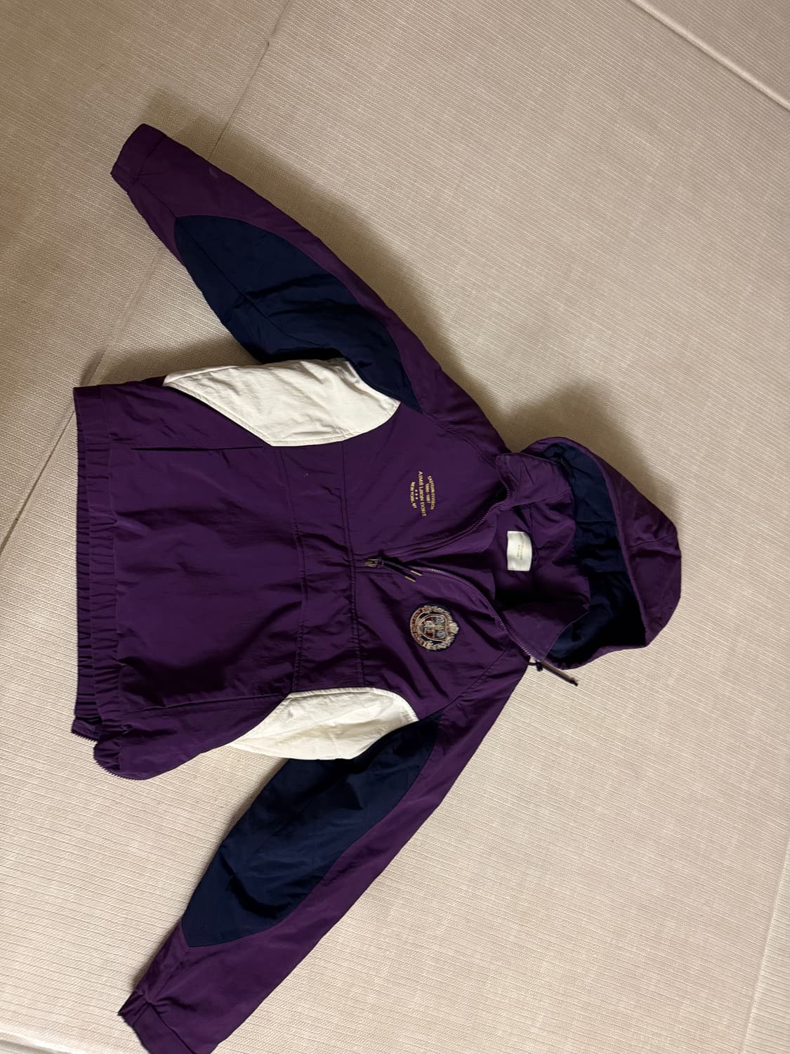 Aime leon dore 컬리지에이트팝오버 퍼플(패디드 아노락) 상품이미지1