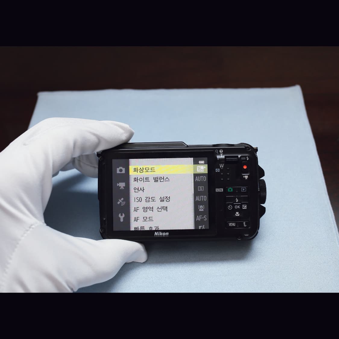 레어<한글>니콘 쿨픽스 aw110 (aw100) 블루 빈티지 디카 상품이미지7