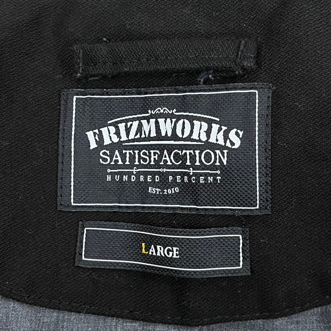 [정품/L] 프리즘웍스 블랙 코듀로이 칼라 자켓 b18 상품이미지5