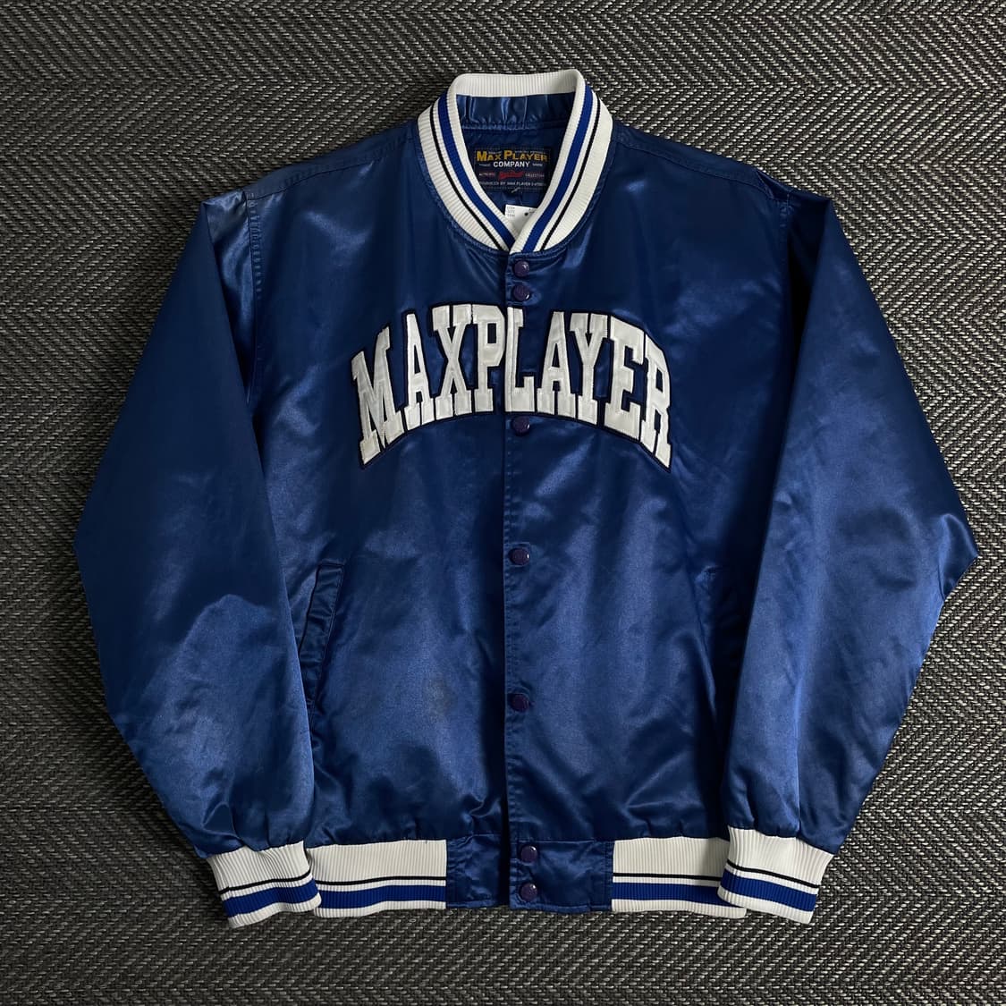 맥스플레이어 올드스쿨 사틴 바시티 자켓o 3120 상품이미지1