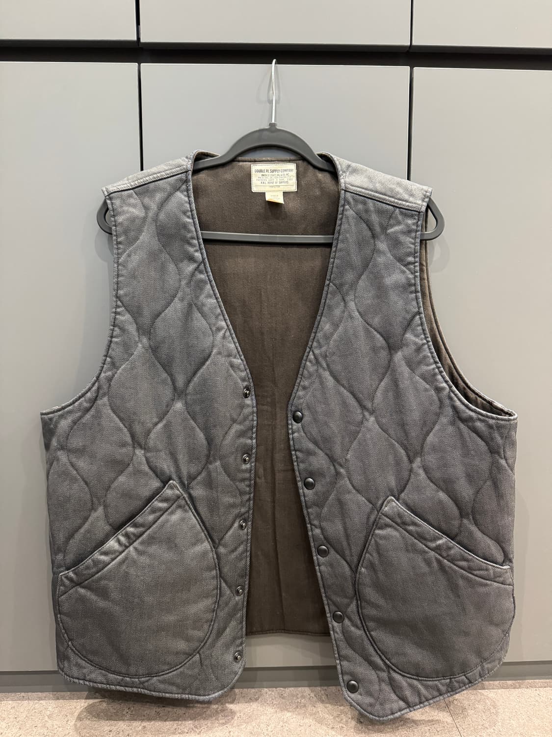 RRL-Hudson Quilted Denim Gilet (더블알엘 조끼) 상품이미지1