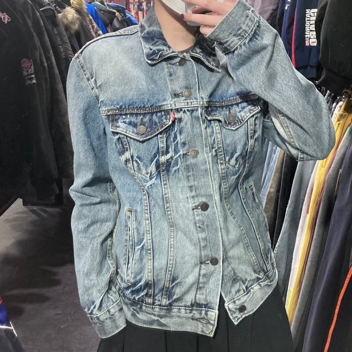 [IM]리바이스 워싱 데님 자켓 상품이미지2