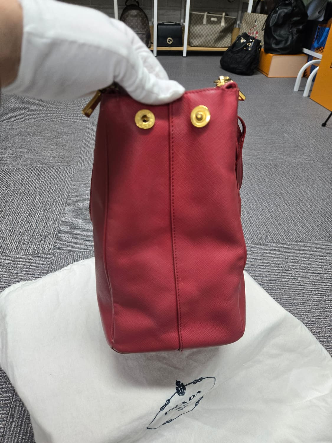 [특가][정품]프라다 사피아노 토트백 상품이미지4